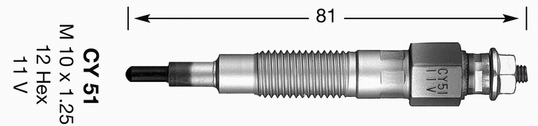 kaitinimo žvakė - 5520 NGK